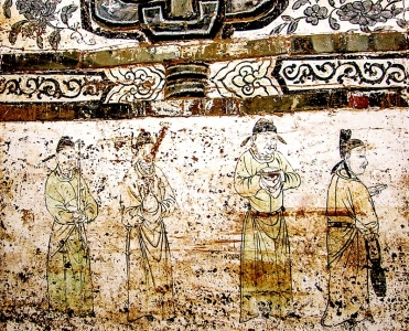           奉茶图        