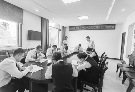 <br>          系列学习活动，掀起比学赶超热潮。图片由运城高速公路管理有限公司卿头收费站提供<br><br>        