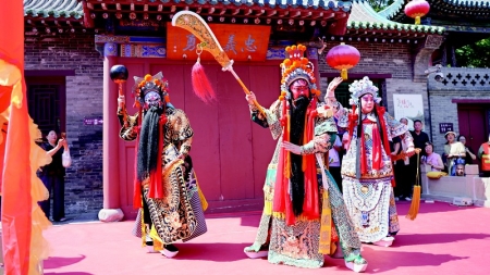 <br>          《千秋关圣》表演 图片由太原市文物保护研究院·关帝庙博物馆提供<br><br>        