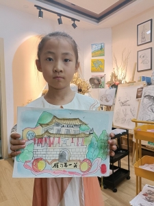           姓名：陈昱竹 作品名称：雁门第一关        