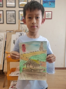           姓名：任冠锦 作品名称：雁门关        
