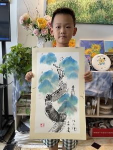           姓名：张亦衡 作品名称：山西长城        