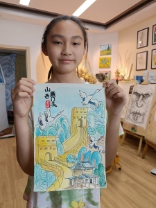           姓名：殷可繁 作品名称：山西雁门关        