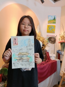           姓名：陈琪琪 作品名称：雁门关        
