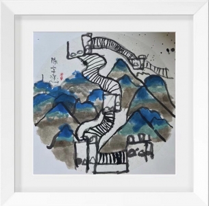           姓名：陈宇涵 作品名称：右玉明长城        