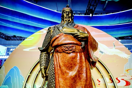 <br>          运城关公铜像展出中<br><br>        