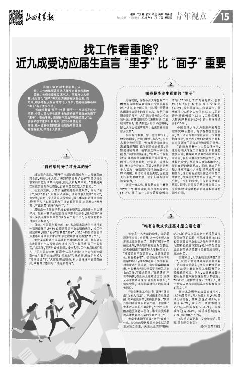 山西青年报2023年11月10日头版