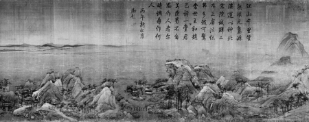           《千里江山图》局部        