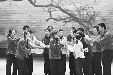 <br>          舞台演绎深入人心 图片由山西医科大学团委提供<br><br>        