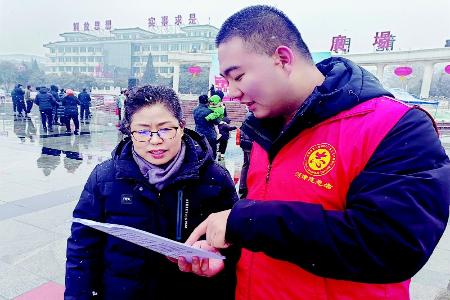           倾情奉献，服务家乡。 图片由受访者提供        