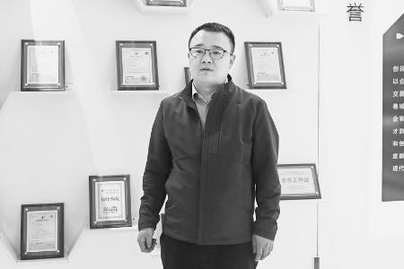           任文庭始终将创新视为核心竞争力 见习记者 路诗洁 摄        