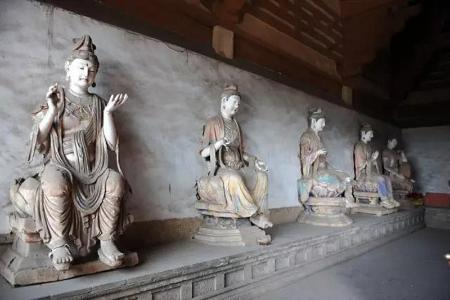          法兴寺雕塑        