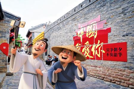           图片由介休张壁古堡景区提供        
