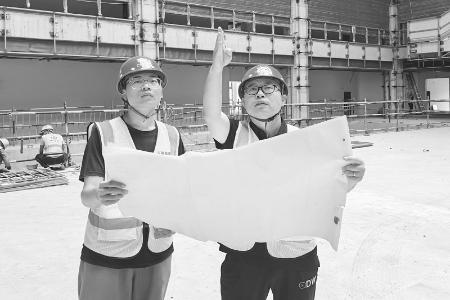           每一次成长都浸透着辛勤汗水 图片由山西建投八建集团提供        