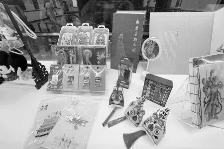 山西文创产品在地铁2号线展示 图片由太原中铁轨道公司提供