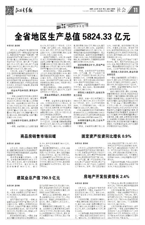 山西青年报2023年04月24日头版