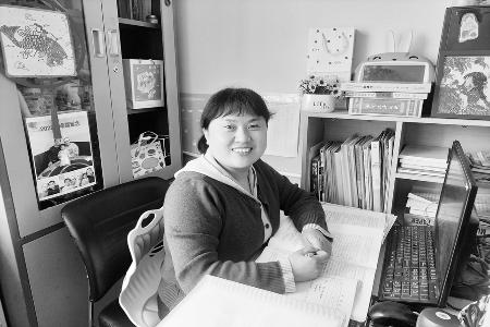 默默耕耘，勤恳自勉。 图片由受访者提供