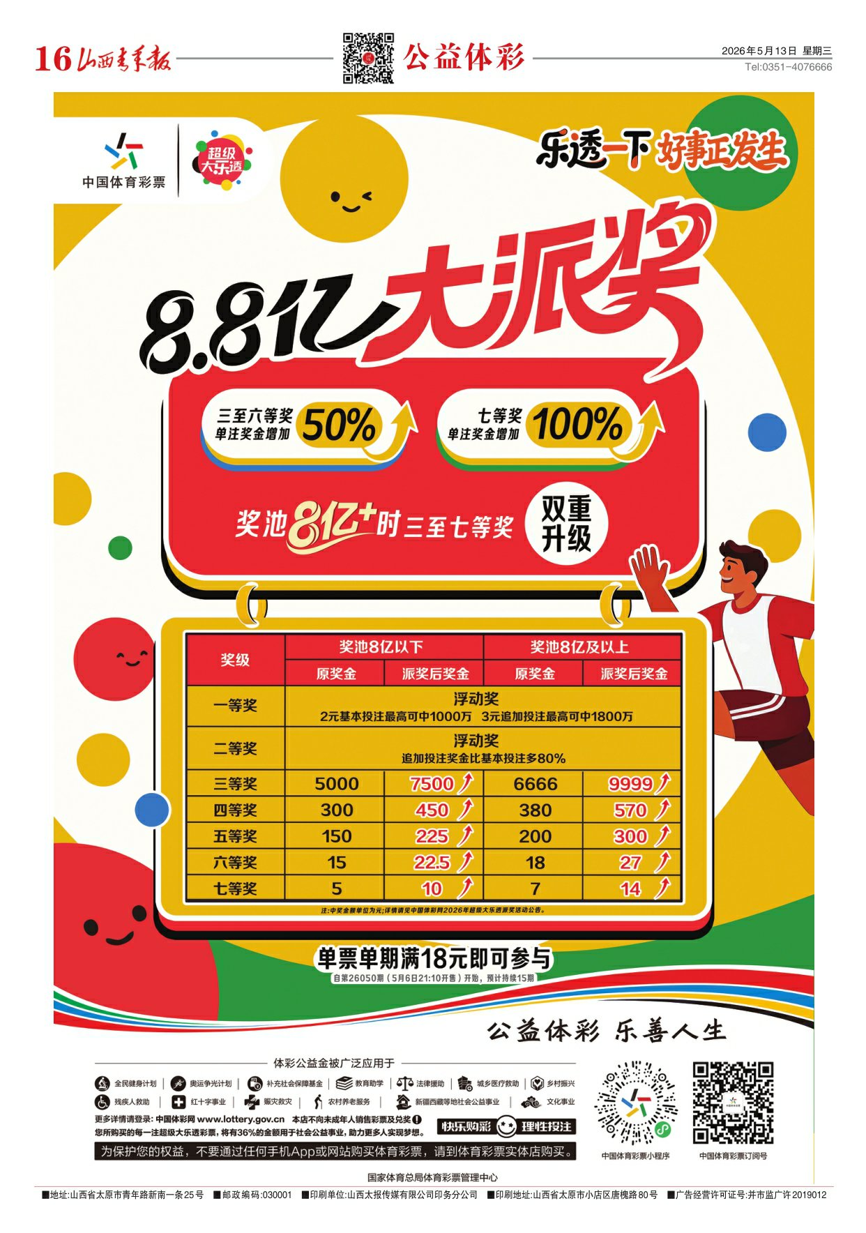 山西青年报2026年05月13日头版