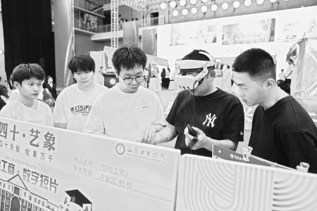 展览现场 图片由山西工商学院提供