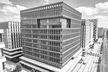 7月底，拼多多雄安公司全员将搬入新办公楼。　本组摄影 李峰