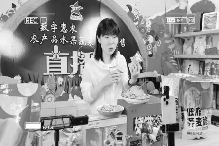 农民依靠电力发展直播带货